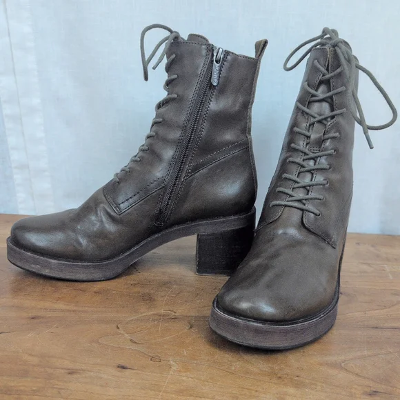 Franco Sarto Shoes Franco Sarto Patia Lace Up Chunky Heeled - Main Image